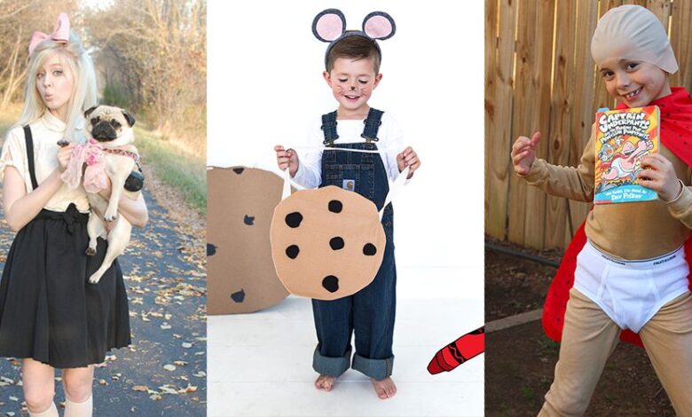 24 Super Easy Book Character Costumes For Kids Teachers Scoopsky - Diy Book Character Costume Ideas