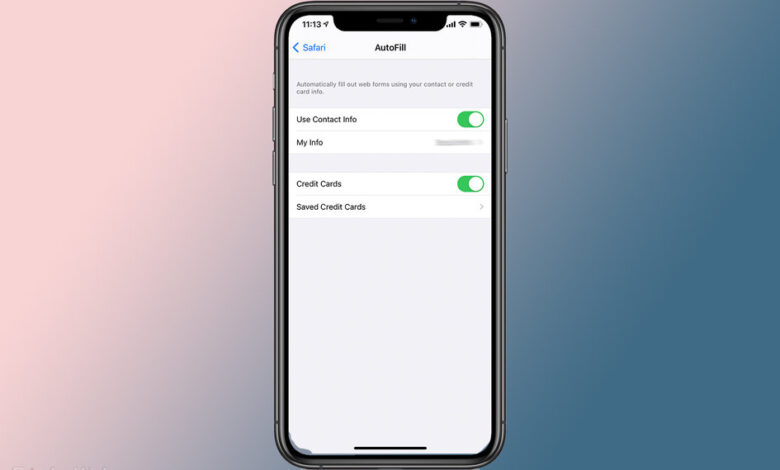 How to see and delete saved credit cards from Autofill on iPhon - Scoopsky